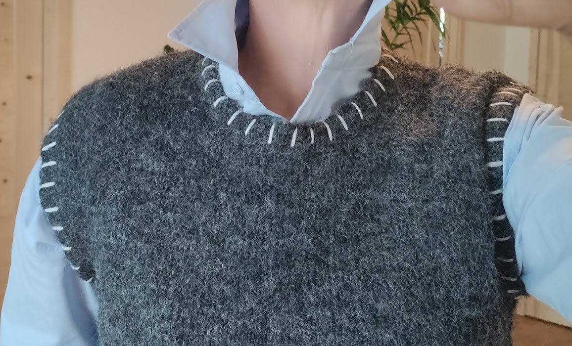 Pull sans manche Véro