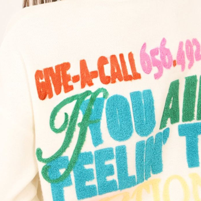 Pull Trends Brodé (Copie) Chez Moze