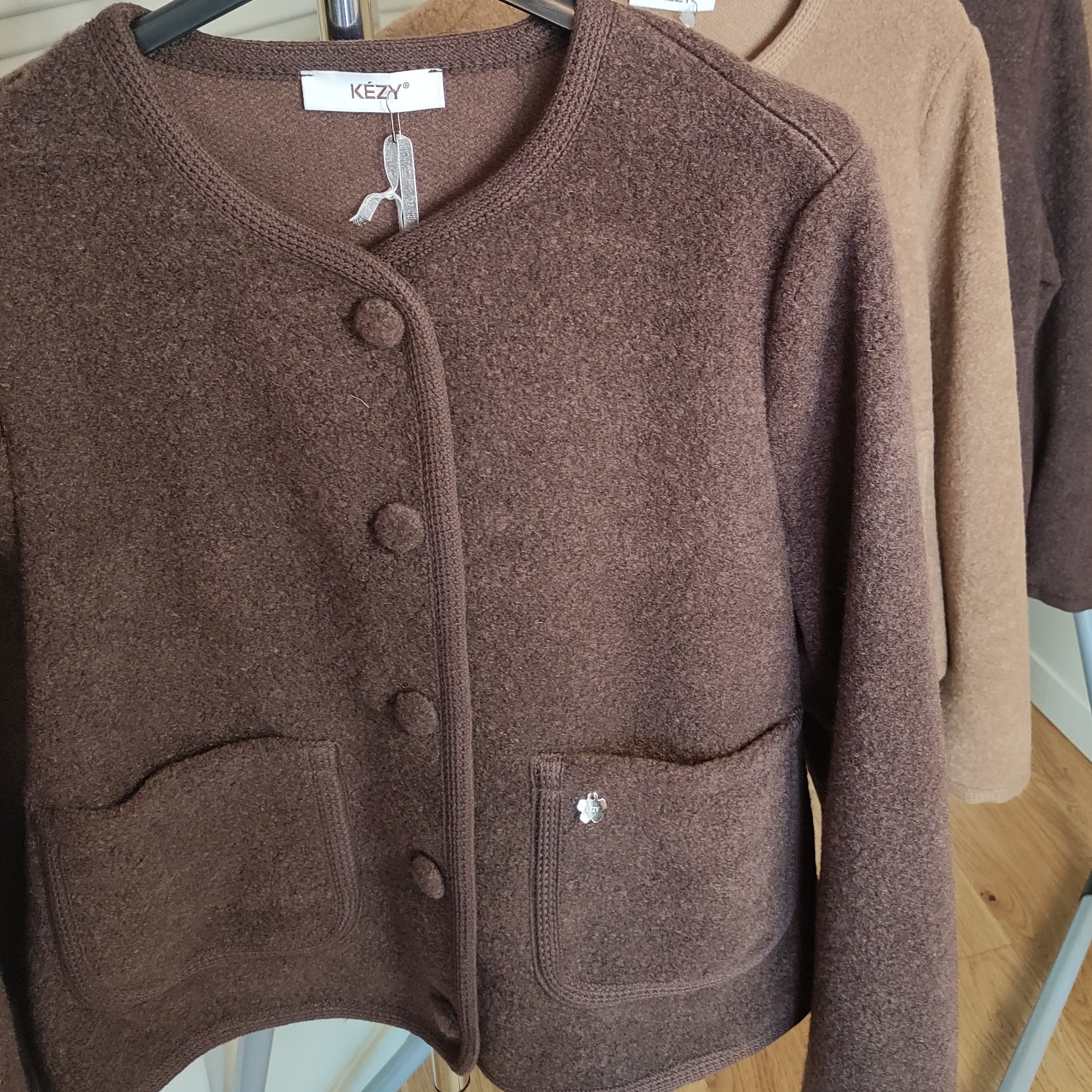 Veste, Cardigan "Navy" Chez Moze