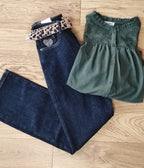 Pantalon Jeans"Cœur Léo" Chez Moze