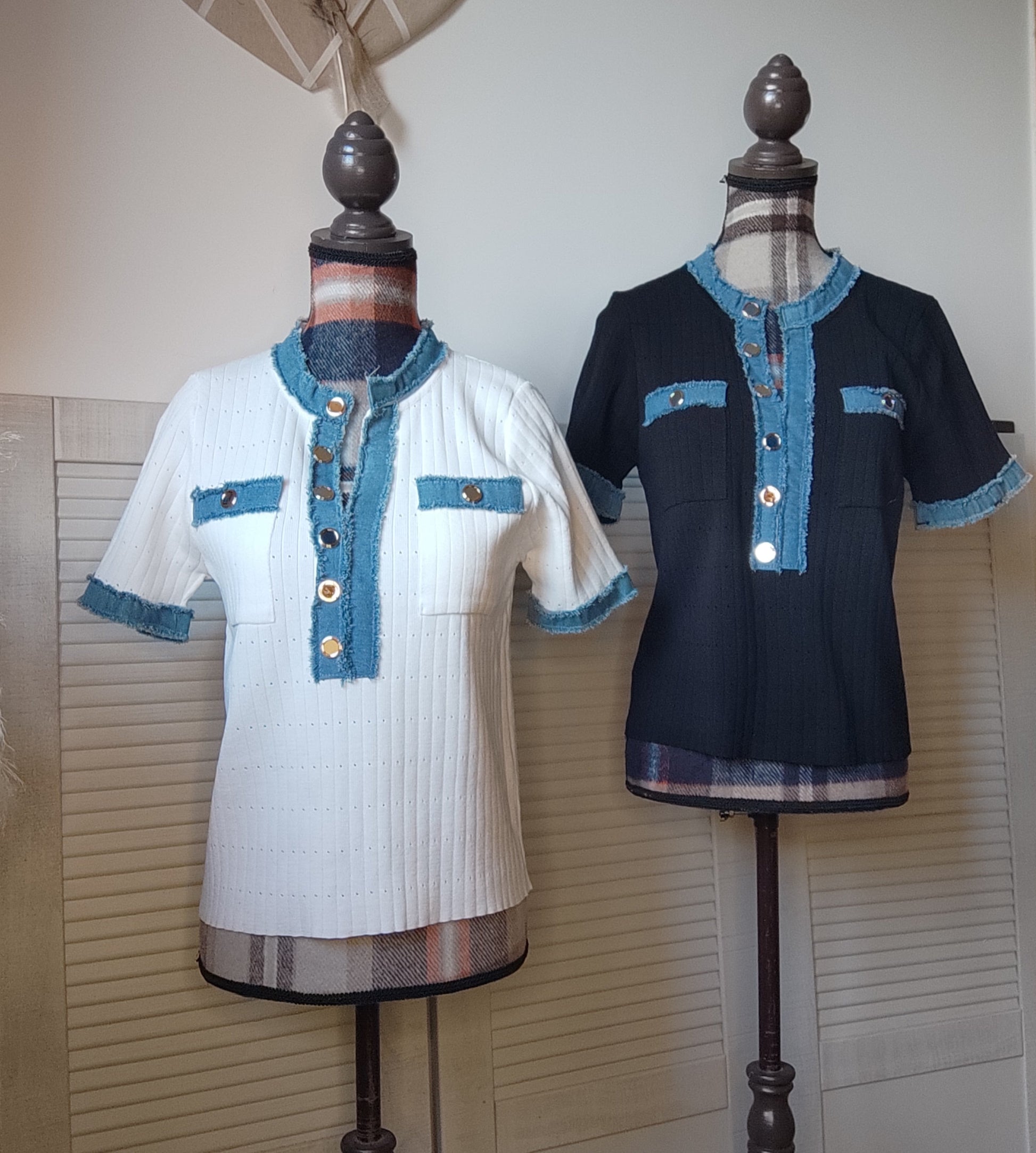 Tee-shirt bi-matière Chez Moze