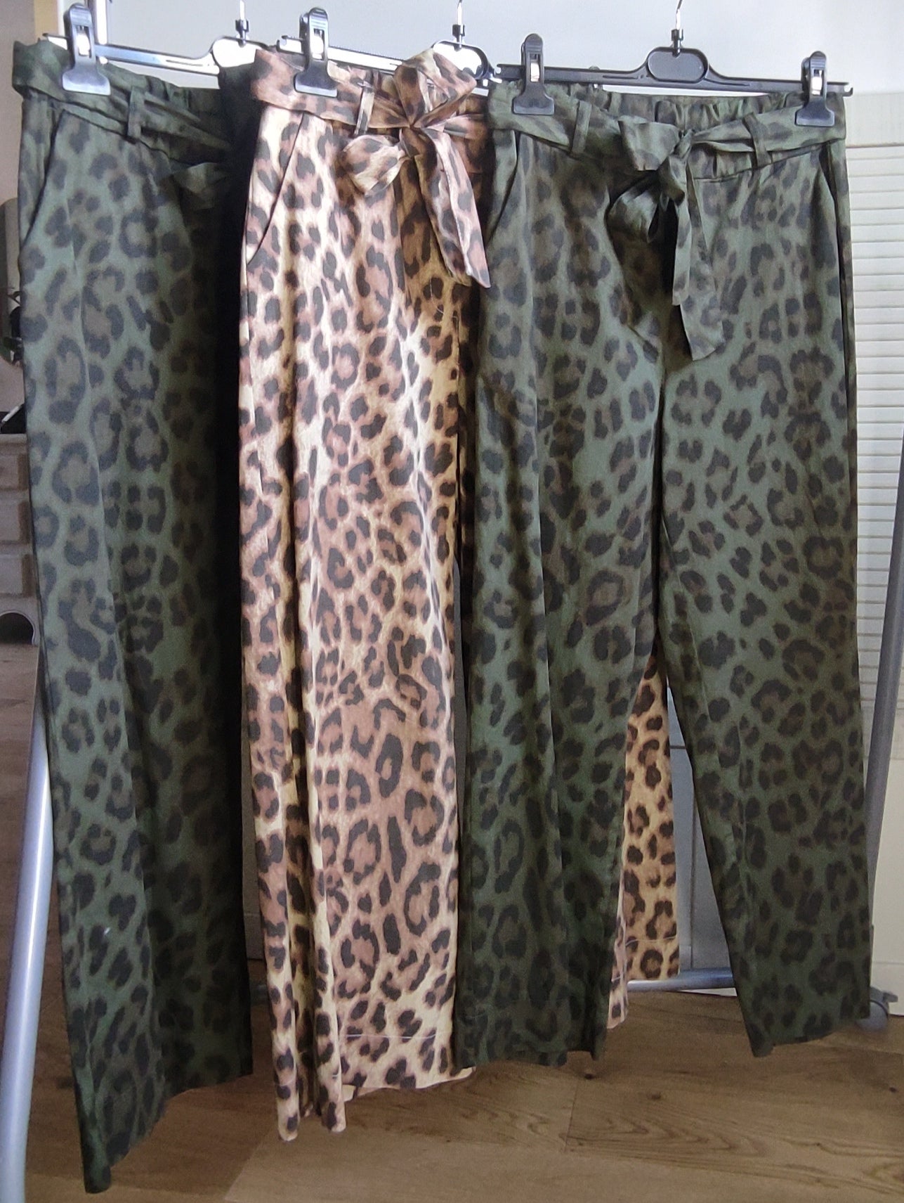 Pantalon ample Léopard Chez Moze