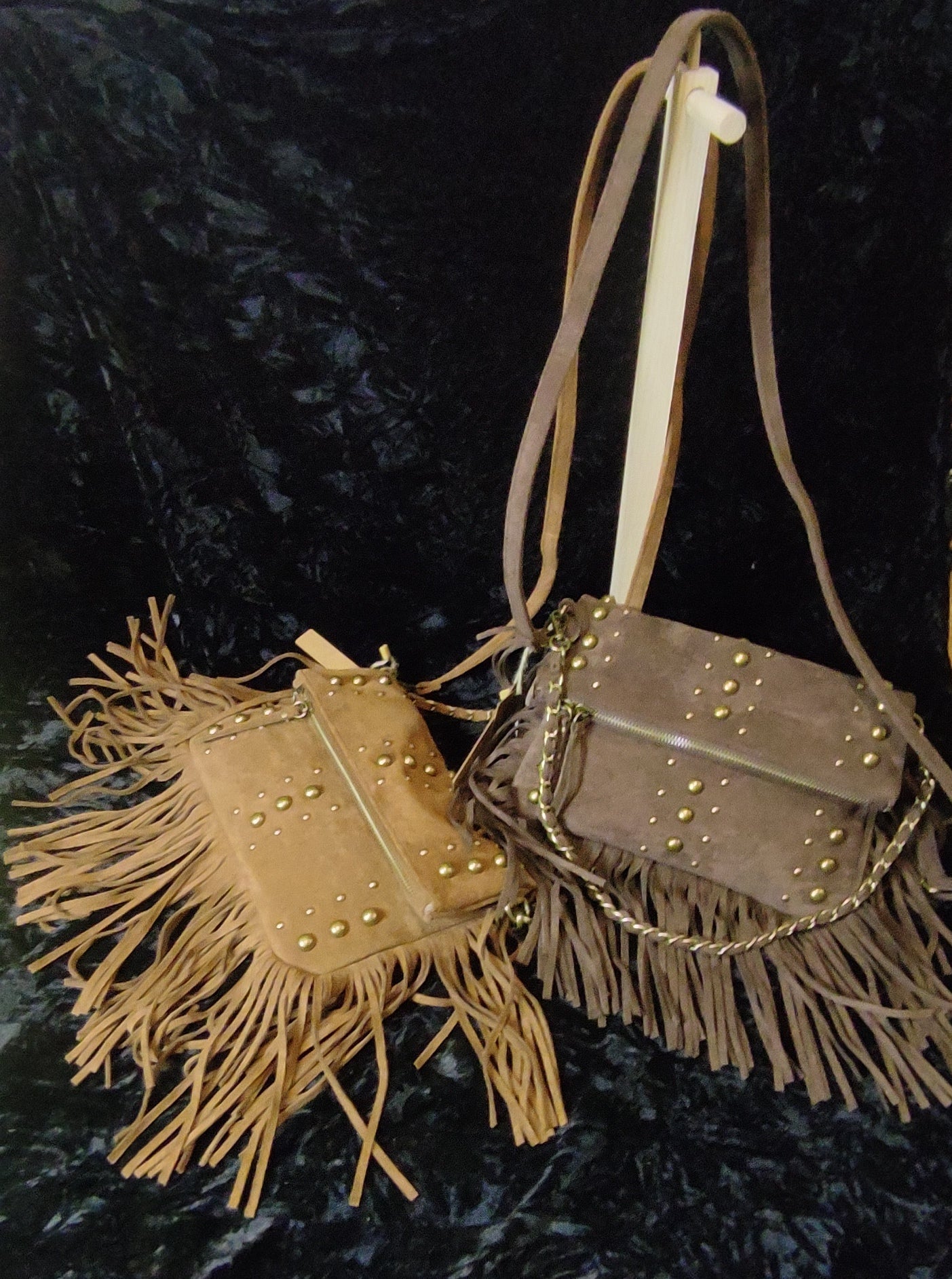 Sac bandoulière Suédine "Anna" (Copie) Chez Moze