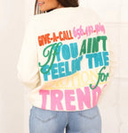 Pull Trends Brodé (Copie) Chez Moze